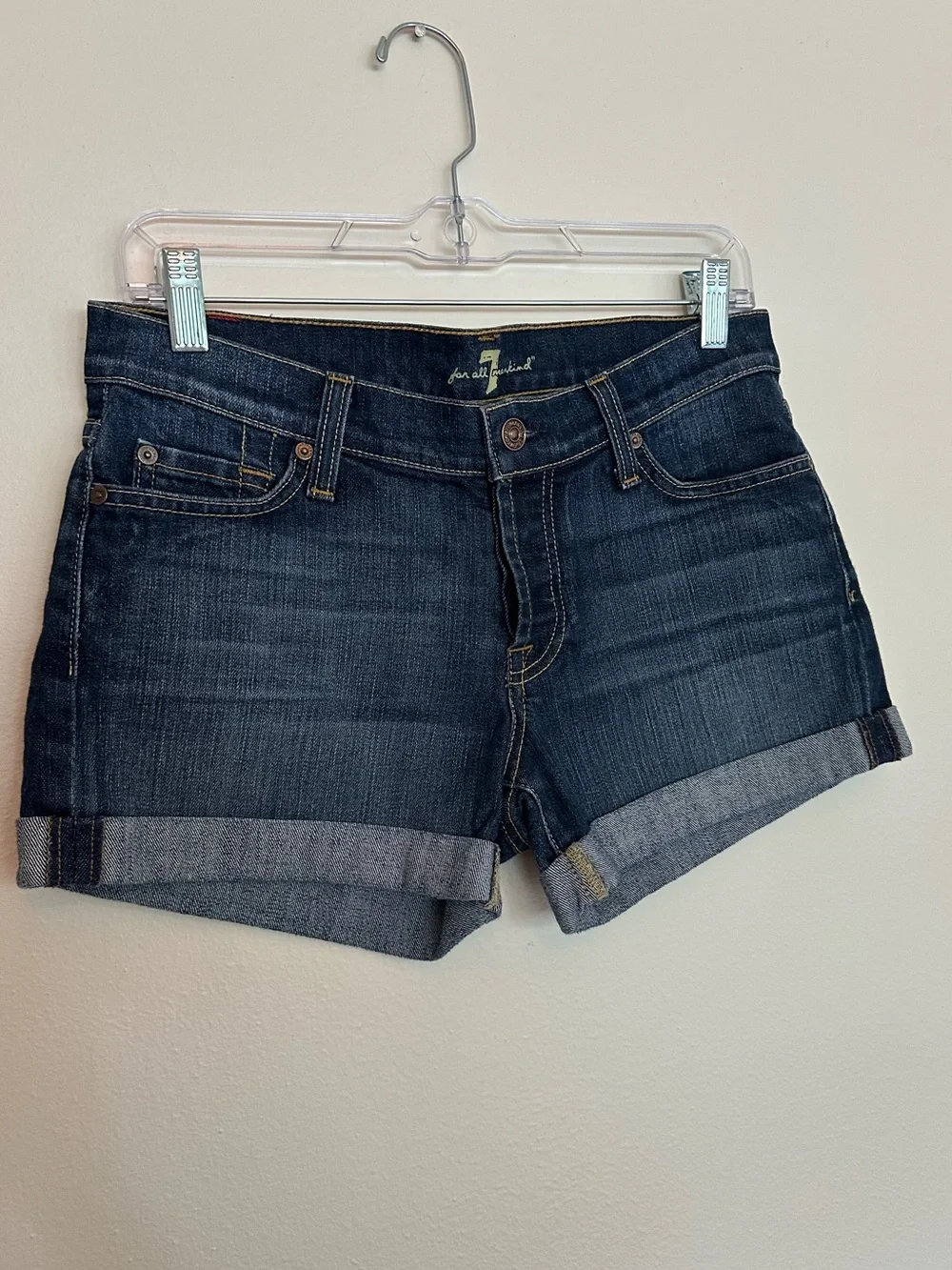 7 for all mankind short shorts size 26